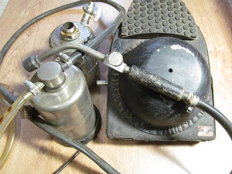 Видео: Ювелирная, бензиновая горелка, СССР.