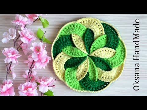 Видео: Необычная подставка крючком. Мастер класс и схема. Crocheting stand