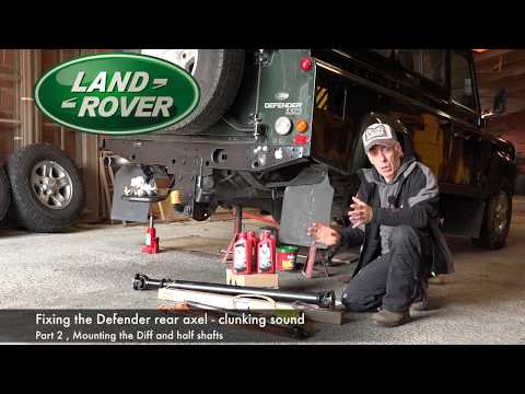 Видео: Land Rover Defender, устранение стука на задней оси. ЧАСТЬ 2