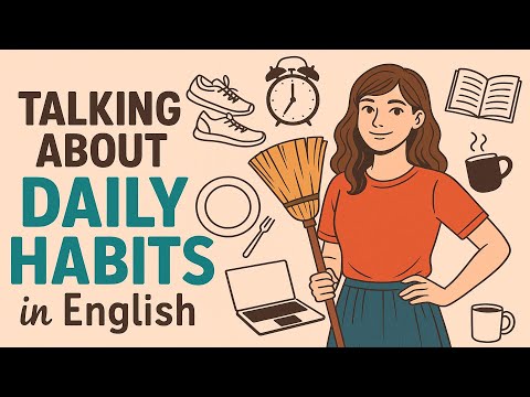 Видео: Рассказываем о повседневных привычках на английском языке | Подкаст на английском для начинающих ...