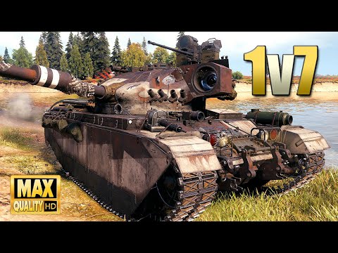 Видео: Centurion AX: Один против 7 триллер - World of Tanks