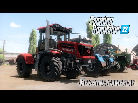 Видео: FS22 / Relaxing Gameplay / Карта Сосновка / Внесение удобрений, первый покос травы