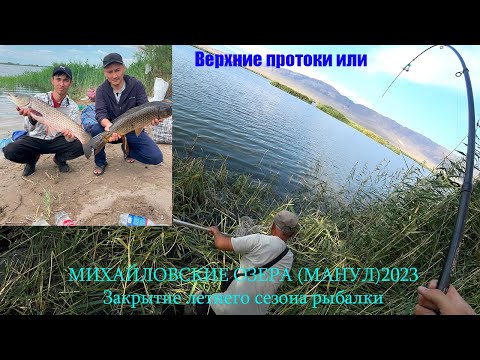 Видео: Удачное закрытие сезона рыбалки 2023 по открытой воде.Верхние протоки Или.Михайловское озеро(Манул)