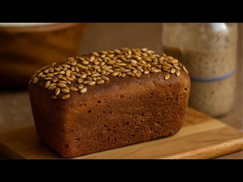 Видео: Этот Ржаной Хлеб – просто чудо! Мой ЛУЧШИЙ Рецепт на Закваске! Полезная выпечка