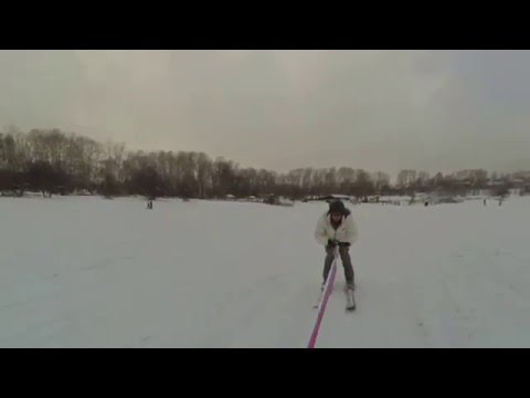 Видео: Квадроцикл+лыжи