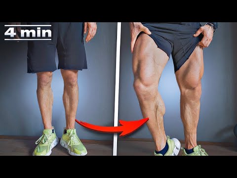 Видео: Прокачать НОГИ за 4 Минуты Дома до ЖЖЕНИЯ. Без Железа
