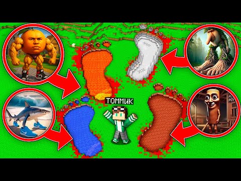 Видео: Я НАШЁЛ ГИГАНТСКИЕ СЛЕДЫ ВСЕХ БРЕЙНРОТ В МАЙНКРАФТ ! ТОММИК MINECRAFT