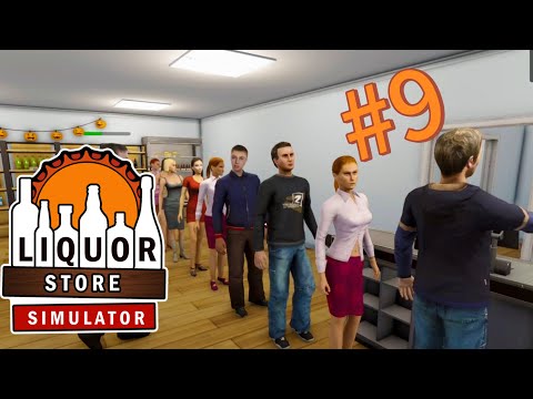 Видео: КАССА САМООБСЛУЖИВАНИЯ В СТУДИЮ - LIQUOR STORE SIMULATOR #9