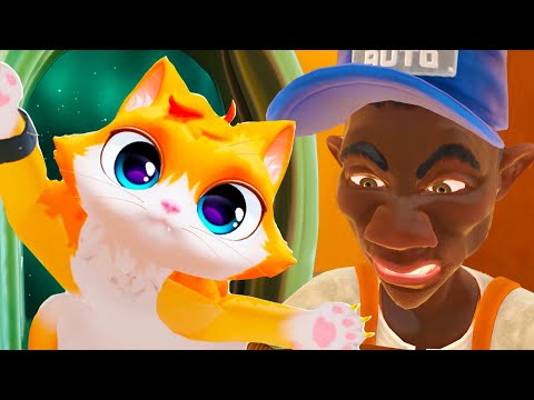 Видео: Кот и Бабка I Am Cat Гараж #3 Симулятор кота - Новое обновление на пурумчата
