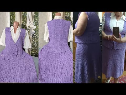 Видео: Костюм  Модель из журнала  Часть 2