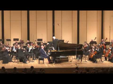 Видео: Юрий Симонов, Александр Гиндин, АСОМФ. Моцарт. Концерт N23.