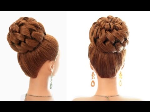 Видео: Прическа на длинные и средние волосы на свадьбу.