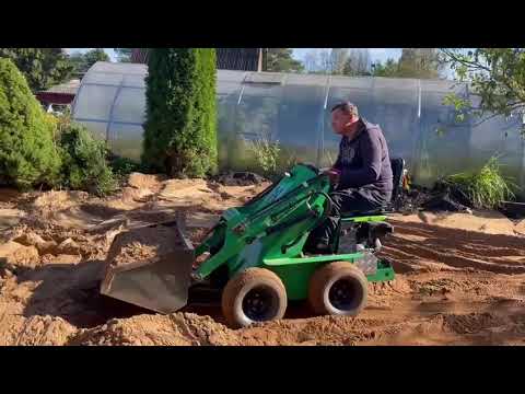 Видео: МиниП 2 20 СПб мини погрузчик на даче#техникадлястройки#минипогрузчик#садоваятехника