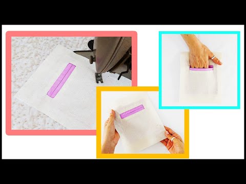 Видео: Очень простое шитье фланелевых карманов для начинающих | Вырезать и шить | Карманное шитье