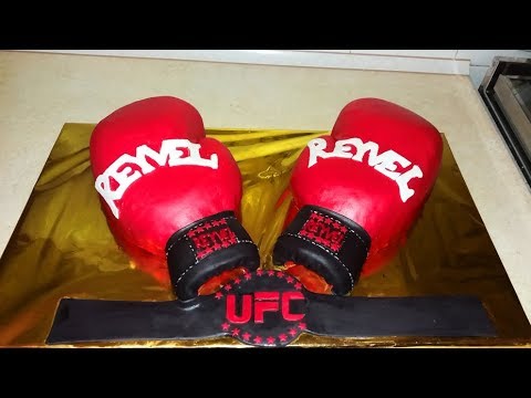 Видео: Как сделать торт боксерские перчатки / Boxing gloves. Sport cake