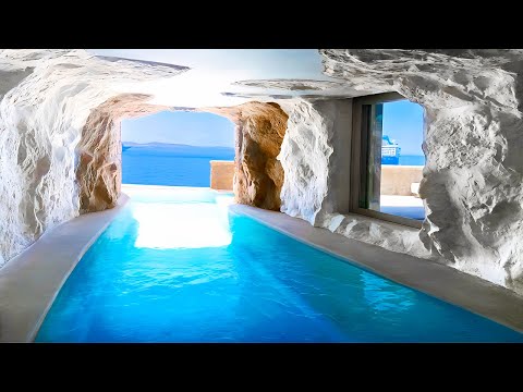 Видео: CAVO TAGOO Миконос, Греция - Cave Pool Suite | Видеоблог о турах по отелю и путешествиях