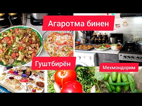 Видео: Тарзи таёр кардани Гуштбирён барои Шогирдум Ду намуд Салат бо гушти Мург✨