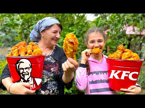 Видео: Загадочный рецепт хрустящей курицы KFC от бабушки! Однажды попробовав, ты не сможешь сдаться!!!