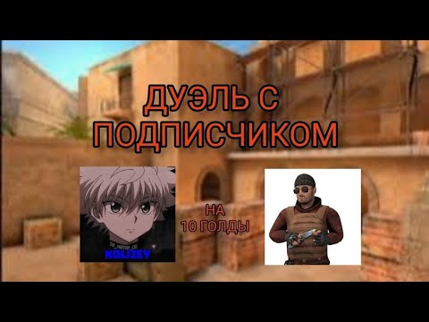 Видео: ДУЭЛЬ с ПОДПИСЧИКОМ на 10 ГОЛДЫ!