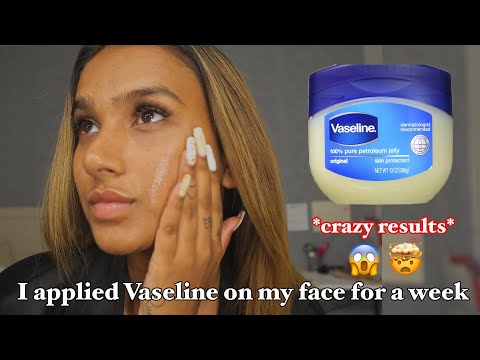 Видео: Я наносила вазелин на лицо в течение 7 дней *сумасшедший результат* 😱🤯