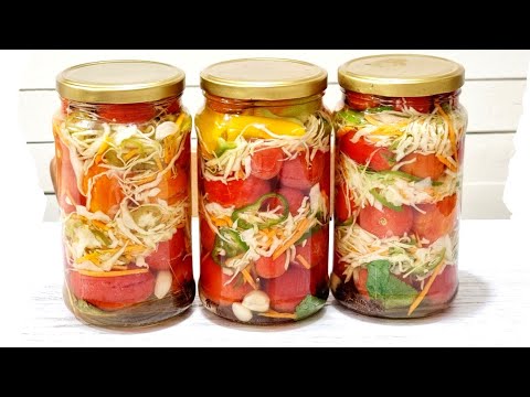Видео: ВКУСНЯТИНА НА ЗИМУ ОТ ЧУЖОЙ БАБУШКИ | ПОМИДОРЫ С ПЕРЦЕМ И КАПУСТОЙ