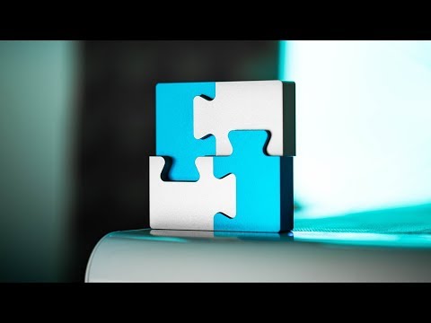 Видео: Собрать пазл из четырех частей — насколько это сложно?!