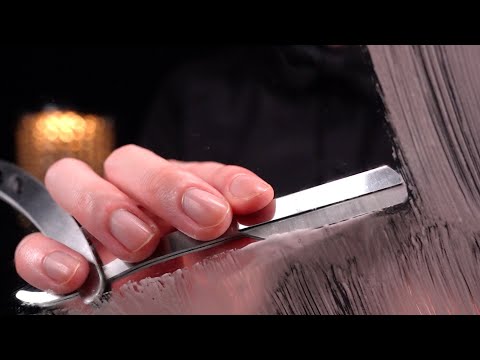 Видео: [ASMR]Удовлетворяющее удаление крема во время бритья лица(Без разговоров)