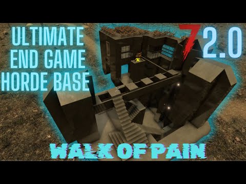Видео: Как построить простую базу орды без сыра в конце игры (7 дней до смерти 2.0) за 7000 дней