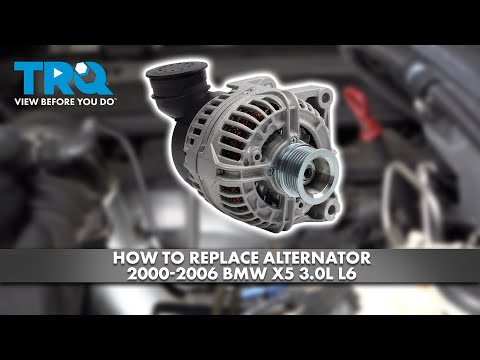 Видео: Как заменить генератор на BMW X5 3.0L L6 2000-2006 гг.