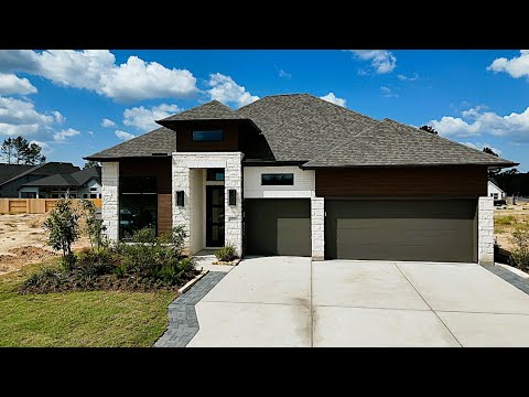 Видео: План-тур по Perry Homes 2695 | Готовая к заселению новая постройка в Артавии Конро, Техас | 525 9...