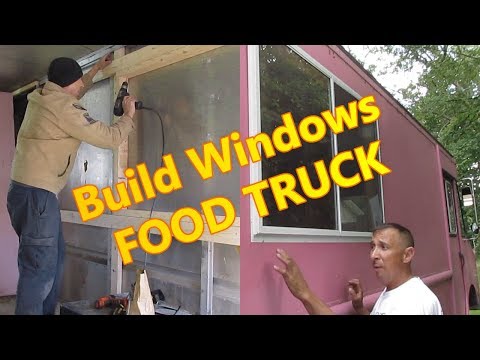 Видео: Установка окон в вашем фудтраке/трейлере