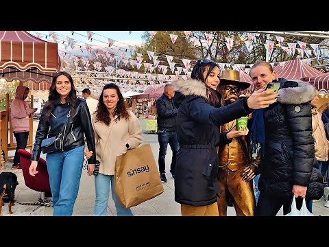 Видео: Walking to Easter Market Kapana 2023 Plovdiv Bulgaria - Великденски базар Капана - Пловдив България