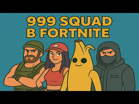 Видео: 999 SQUAD В FORTNITE