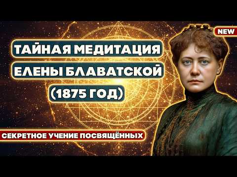 Видео: Мощная Медитация Елены Блаватской | Тайный Путь Посвящённых (1875)