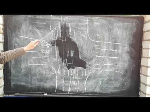 Видео: Поворот налево. Рисуем на доске.