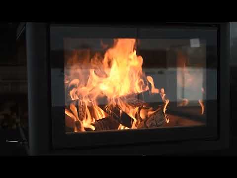 Видео: Звуки огня в камине, треск дров. Для медитации. Burning logs in the fireplace. ASMR