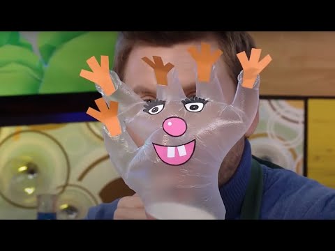 Видео: Клоун из полиэтиленовой перчатки - Мастерская - С добрым утром, малыши!