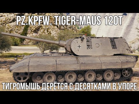 Видео: PZ.KPFW. TIGER-MAUS 120T - 9000 ТЫСЯЧ УРОНА/ PZ.KPFW. TIGER-MAUS 120T - 9000K DMG.