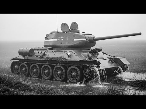 Видео: Немцы были шокированы, когда советские Т-34 пересекли болота, считавшиеся непроходимыми
