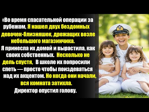 Видео: Я спасла двух бедных девочек-близняшек во время миссии — а потом школа попросила их спеть в шутку...