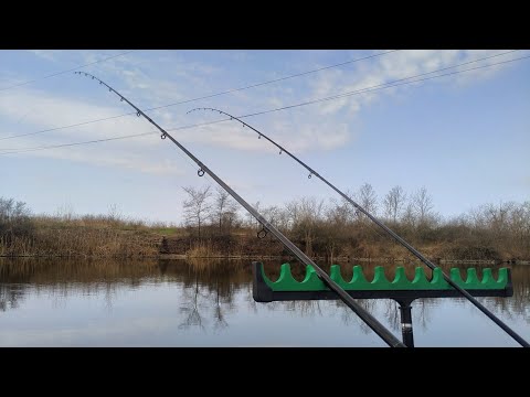 Видео: Фидерная рыбалка на крючки прищепки для мотыля.