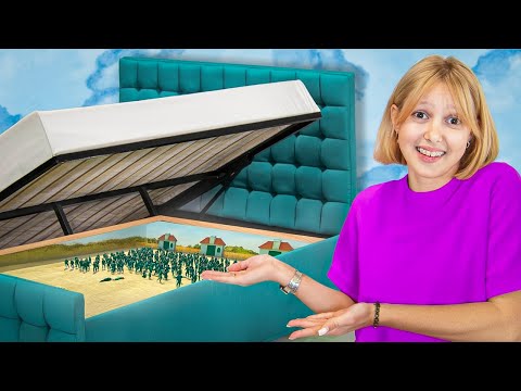 Видео: НАШЛИ ТАЙНУЮ КОМНАТУ! Что у Амельки под Матрасом?