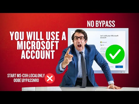 Видео: Вы будете использовать учетную запись Microsoft