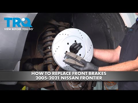 Видео: Как заменить передние тормоза на Nissan Frontier 2005-2021 годов