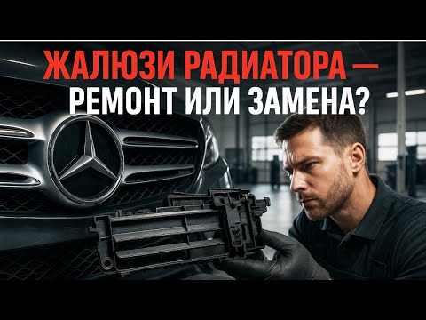 Видео: Жалюзи радиатора Мерседес не работают! РЕМОНТ или ЗАМЕНА? Вскрываем и смотрим!