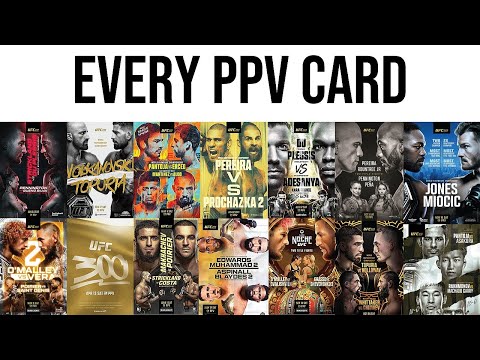 Видео: Рейтинг всех карт UFC PPV в 2024 году