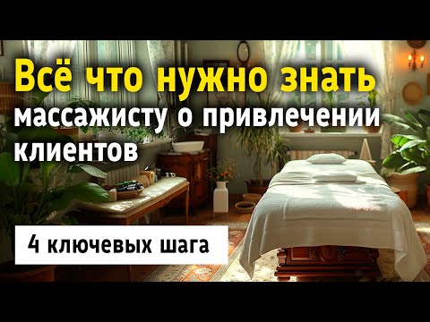 Видео: Как массажисту привлекать клиентов на массаж? Исчерпывающий ответ.