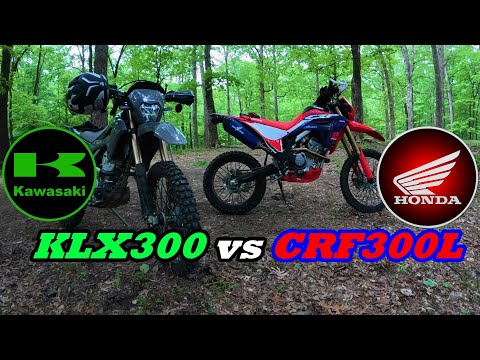 Видео: Honda CRF300L 2024 против Kawasaki KLX300! Сравнение Dual Sport Trail