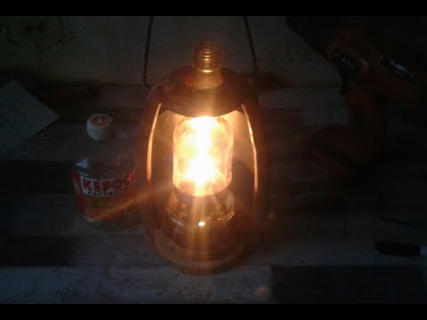 Видео: Самодельная керосиновая лампа