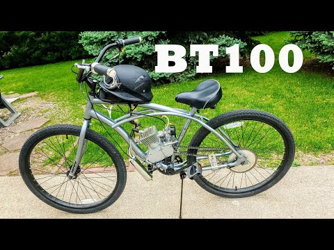Видео: Двигатель BT100 для 26-дюймового пляжного круизера! Обзор и тест скорости! Тюнинг BBR 80/100 куб. см